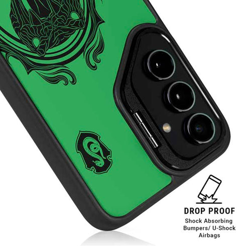 Wizarding Worlds Harry Potter Slytherin Illustration Galaxy S24 FE Kickstand Case